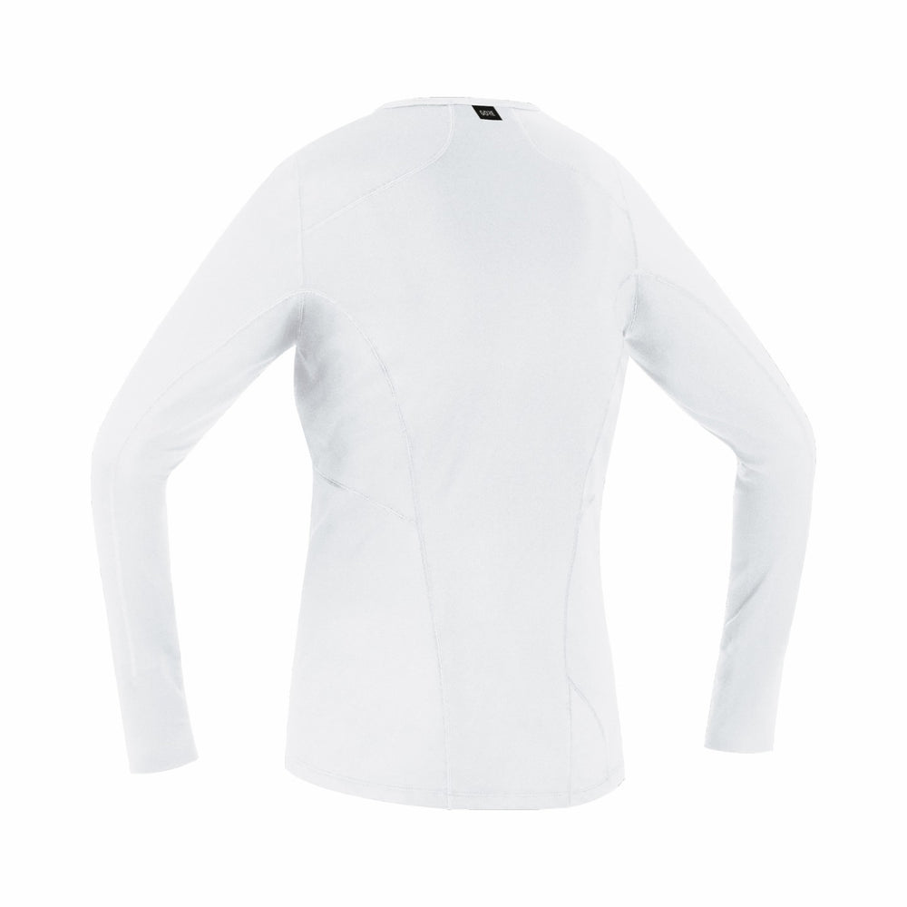 Women M Women Base Layer Long Sleeve Shirt - White