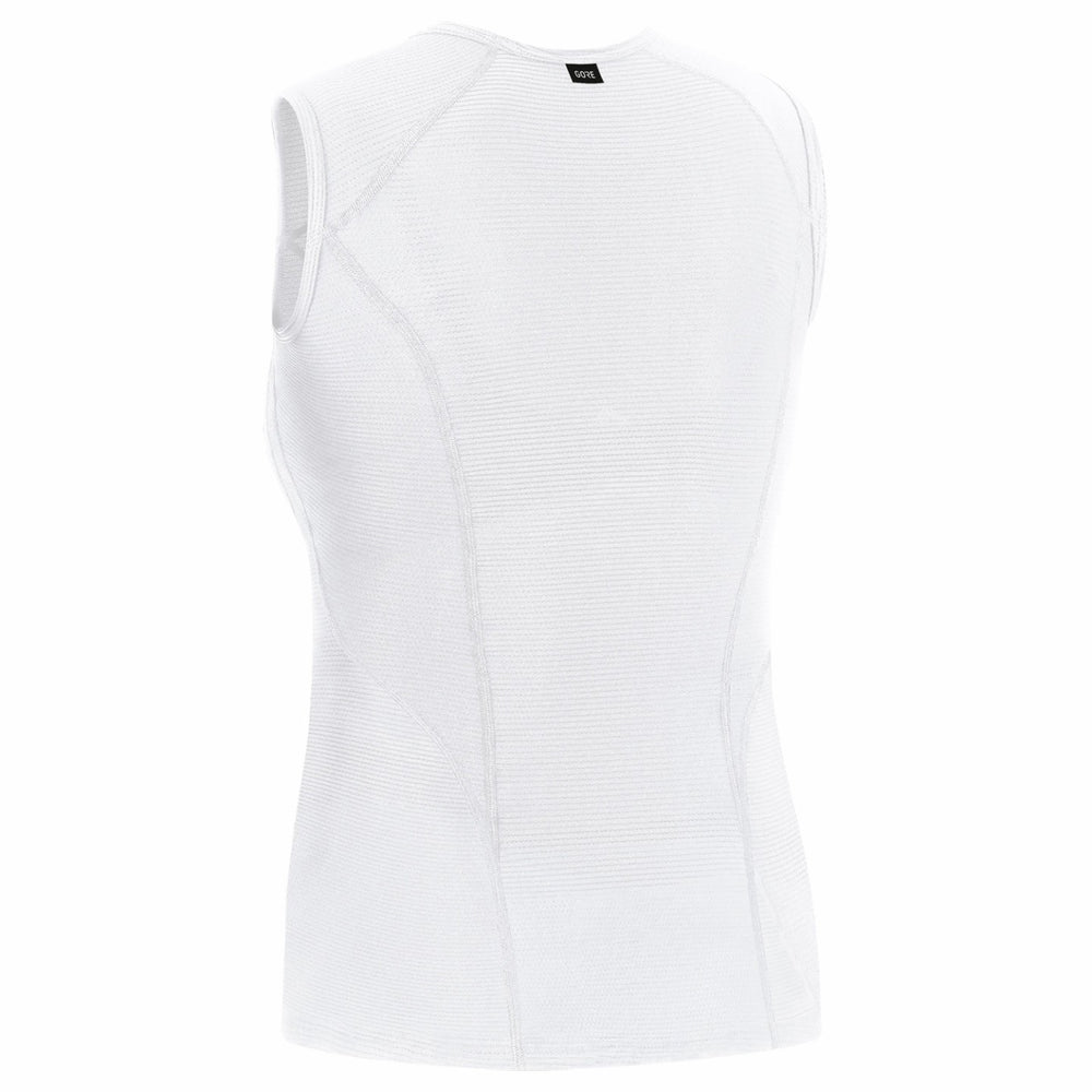 Women M Women Base Layer Sleeveless Shirt - White