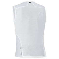 Men M WINDSTOPPER® Base Layer Sleeveless Shirt - Light Grey/White