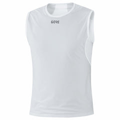 Men M WINDSTOPPER® Base Layer Sleeveless Shirt - Light Grey/White