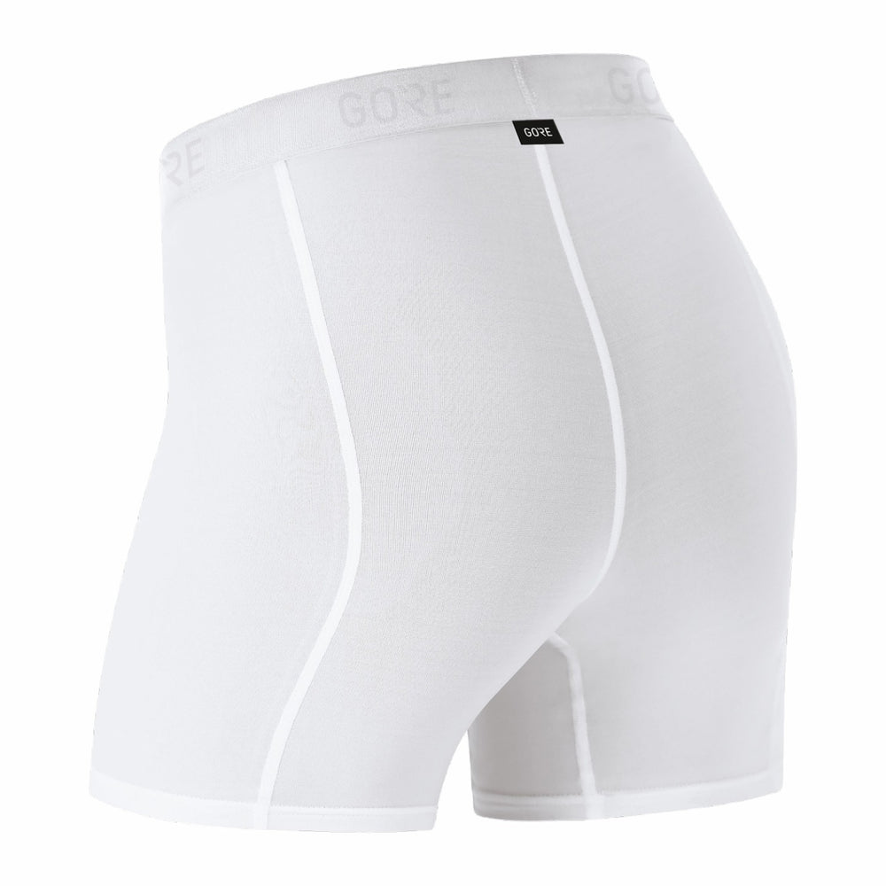 Men M Base Layer Boxer Shorts - White