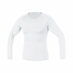 Men M Base Layer Long Sleeve Shirt - White