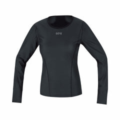 Women M WINDSTOPPER® Base Layer Long Sleeve Shirt - Black