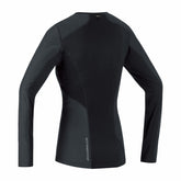Women M WINDSTOPPER® Base Layer Thermo Long Sleeve Shirt - Black