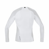 Men M WINDSTOPPER® Base Layer Long Sleeve Shirt - Light Grey/White