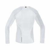 Men M WINDSTOPPER® Base Layer Thermo Long Sleeve Shirt - Light Grey/White