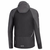 Men R7 Partial GORE-TEX INFINIUM™ Hooded Jacket - Black/Terra Grey