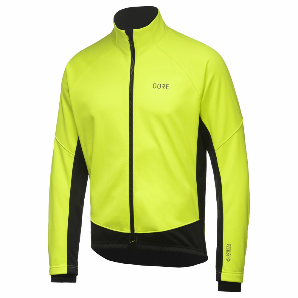 Men C3 WINDSTOPPER® Thermo Jacket - Neon Yellow/Black