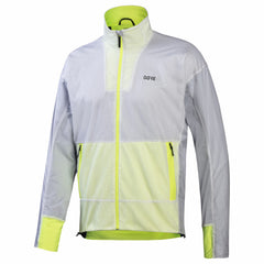 Men Drive WINDSTOPPER® Jacket - White/Neon Yellow