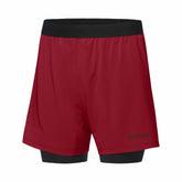 Men CONCURVE 5” 2in1 Shorts - Utility Red/Black