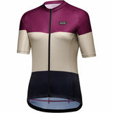 Women Spirit Stripes Jersey - Process Purple/Tech Beige