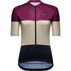 Women Spirit Stripes Jersey - Process Purple/Tech Beige