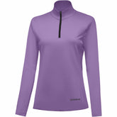 Women Everyday Mid 1/4 Zip - Scrub Purple