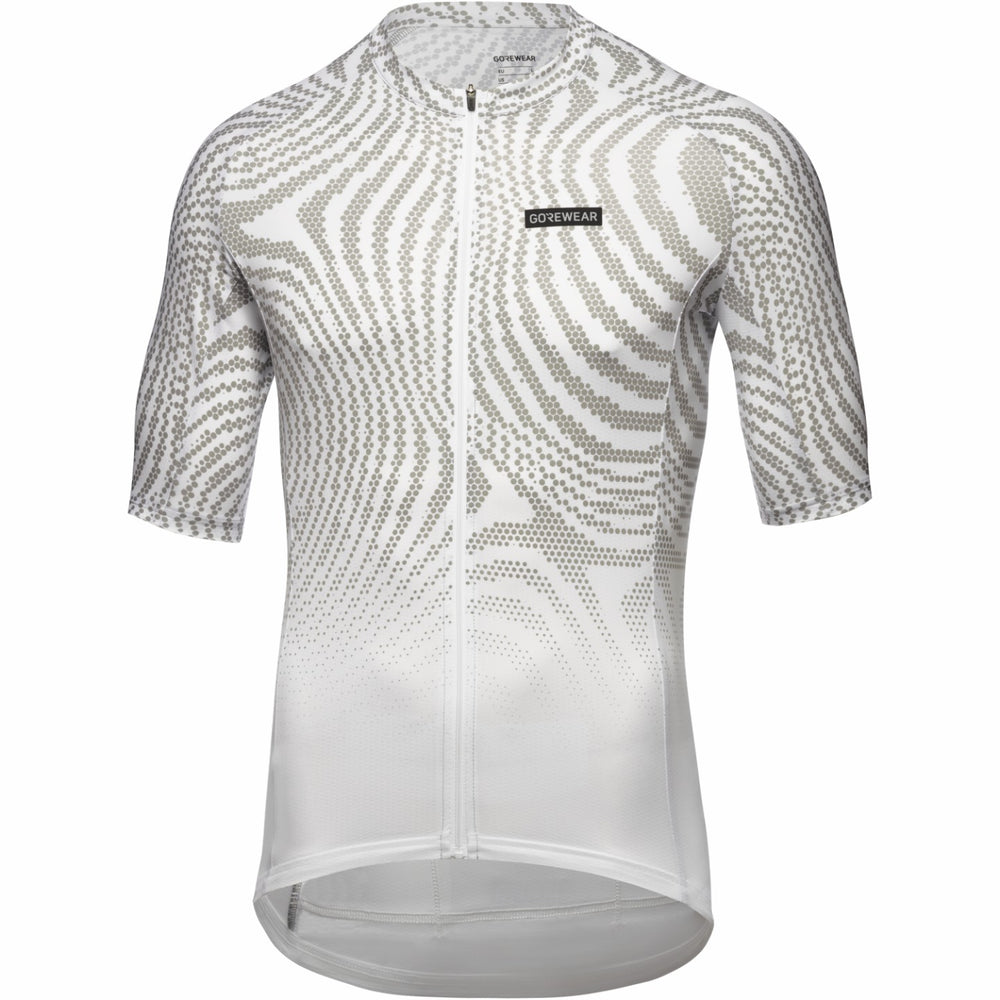 Men Spirit Moire Jersey - White/Lab Gray