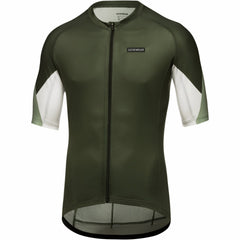 Men Spirit Triangles Jersey - Utility Green/White