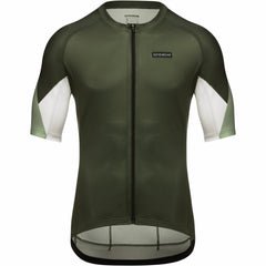 Men Spirit Triangles Jersey - Utility Green/White