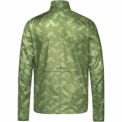 Men CONCURVE 3D Graphic Windbreaker - Engine Green