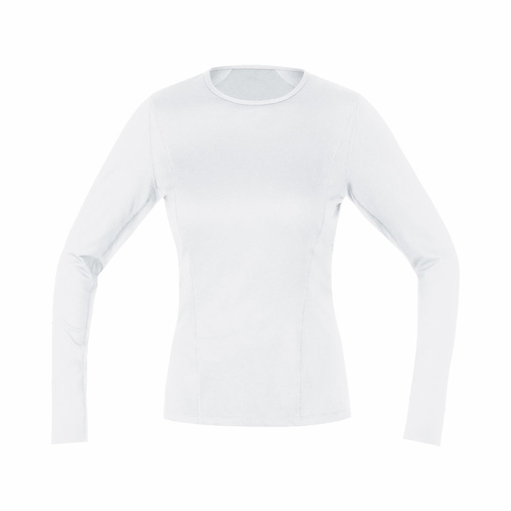 Women M Women Base Layer Long Sleeve Shirt - White