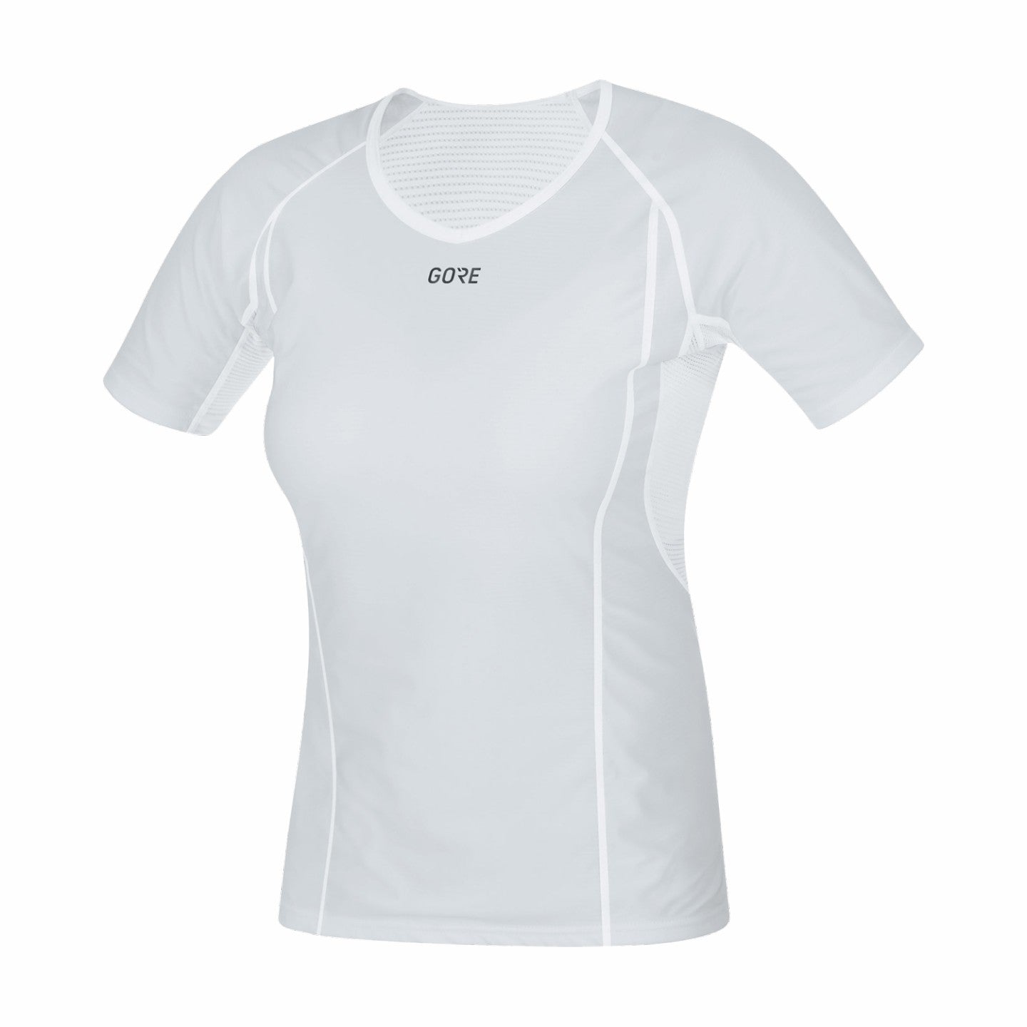 Women M Women WINDSTOPPER® Base Layer Shirt - Light Grey/White