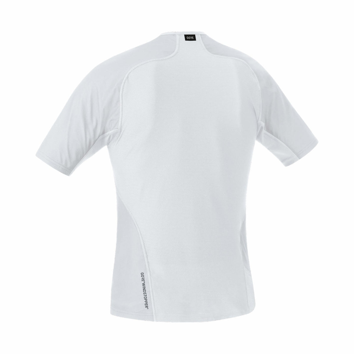 Men M WINDSTOPPER® Base Layer Shirt - Light Grey/White