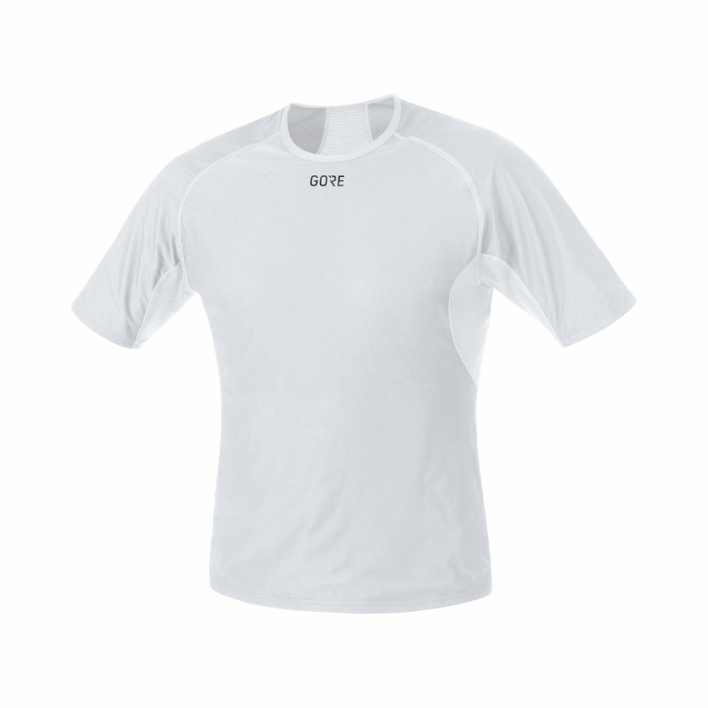 Men M WINDSTOPPER® Base Layer Shirt - Light Grey/White