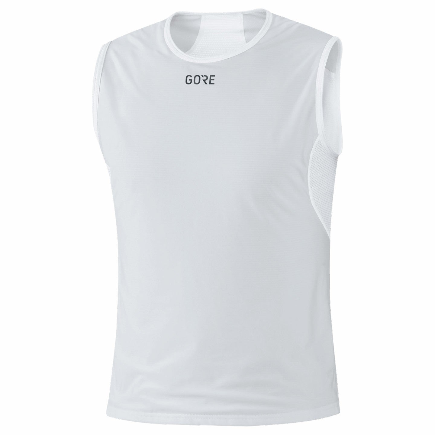 Men M WINDSTOPPER® Base Layer Sleeveless Shirt - Light Grey/White