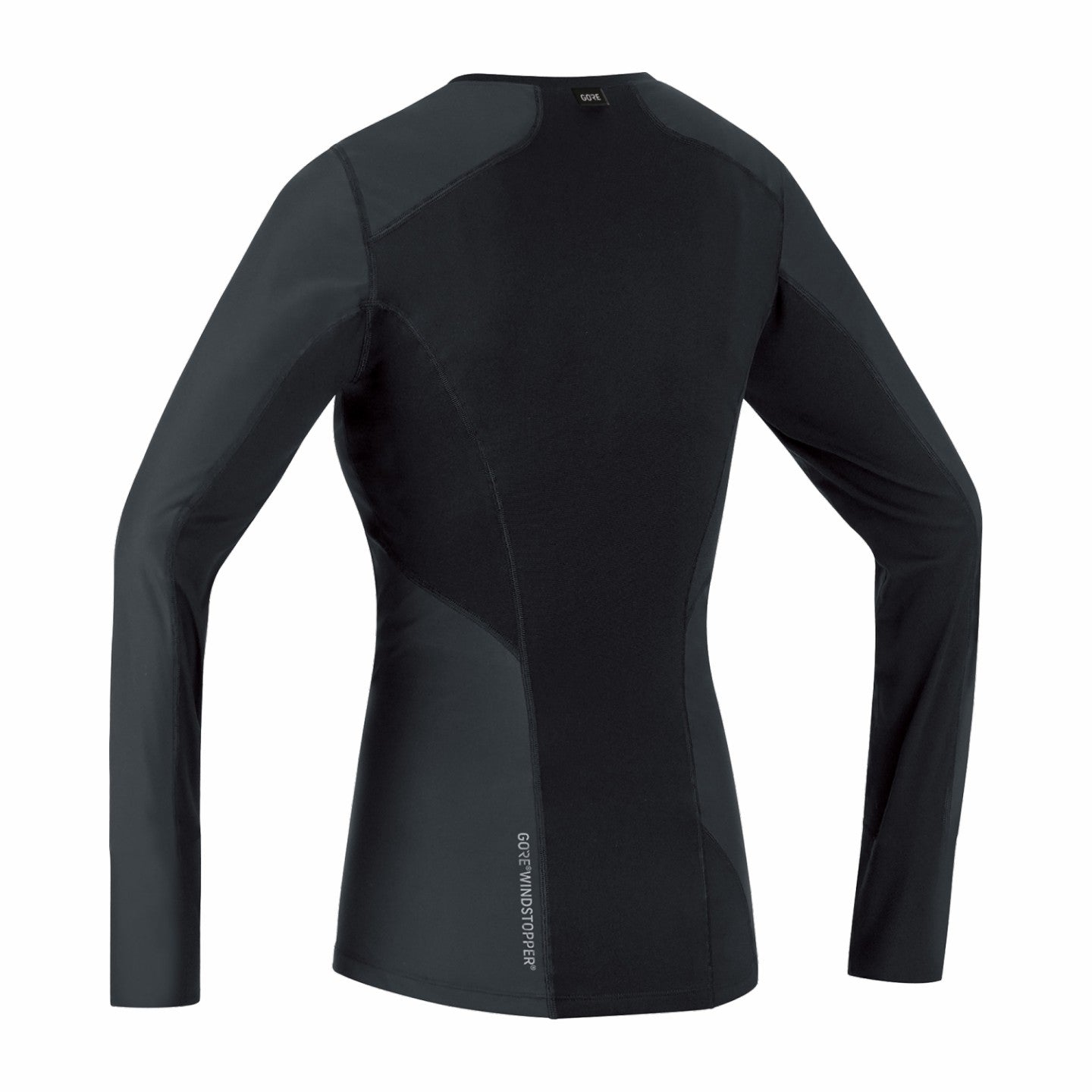 Women M WINDSTOPPER® Base Layer Thermo Long Sleeve Shirt - Black