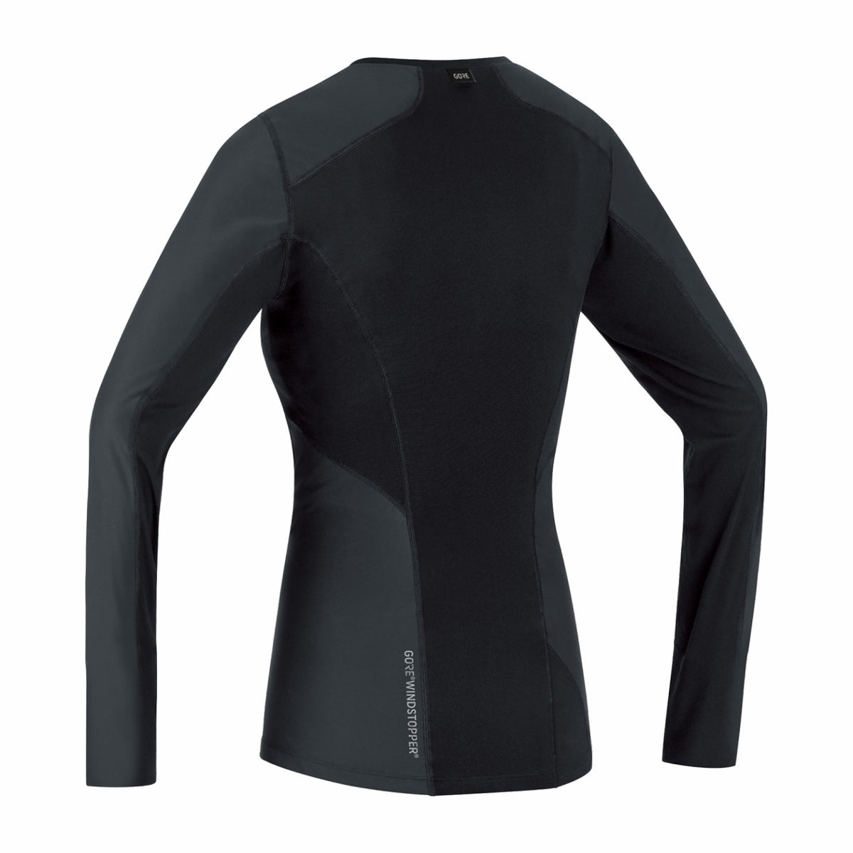 Women M WINDSTOPPER® Base Layer Thermo Long Sleeve Shirt - Black