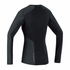 Women M WINDSTOPPER® Base Layer Thermo Long Sleeve Shirt - Black