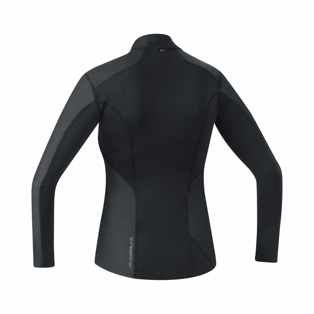 Women M WINDSTOPPER® Base Layer Thermo Turtleneck - Black