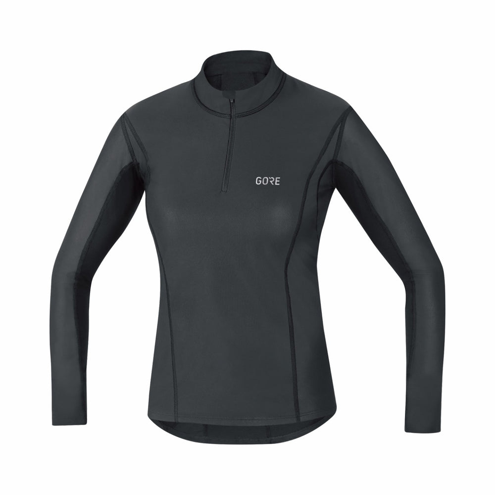 Women M WINDSTOPPER® Base Layer Thermo Turtleneck - Black