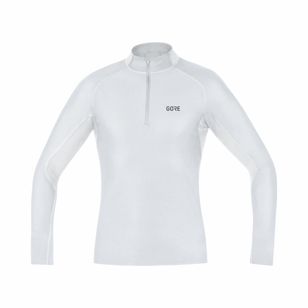 Men M WINDSTOPPER® Base Layer Thermo Turtleneck - Light Grey/White