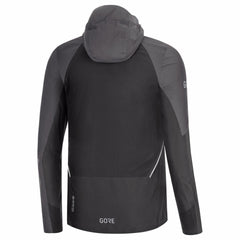 Men R7 Partial GORE-TEX INFINIUM™ Hooded Jacket - Black/Terra Grey