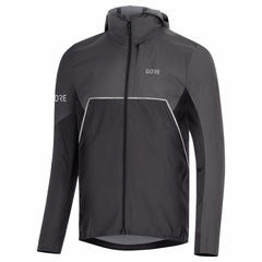 Men R7 Partial GORE-TEX INFINIUM™ Hooded Jacket - Black/Terra Grey