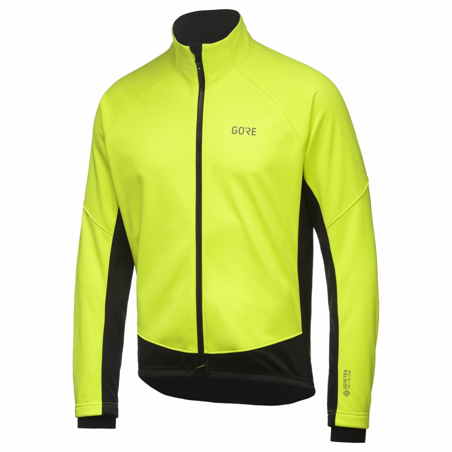 Men C3 WINDSTOPPER® Thermo Jacket - Neon Yellow/Black