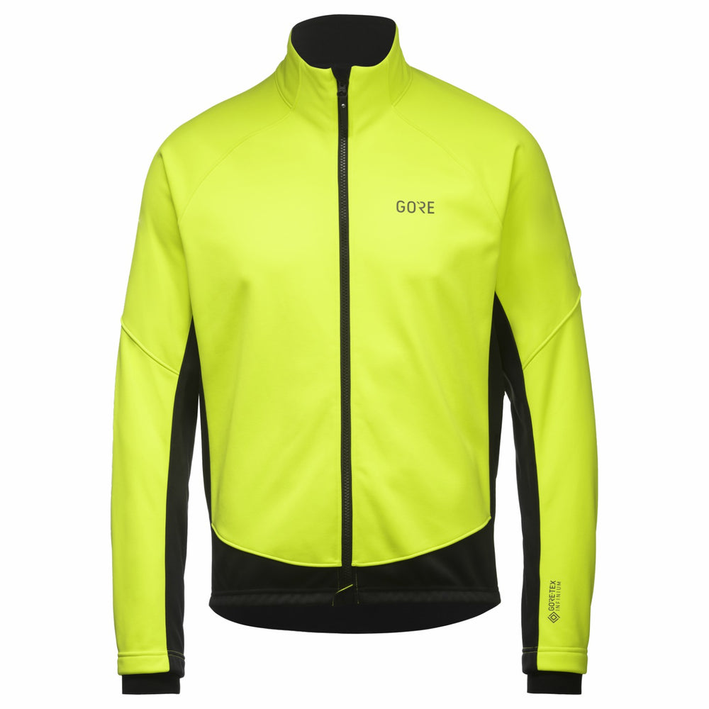 Men C3 WINDSTOPPER® Thermo Jacket - Neon Yellow/Black