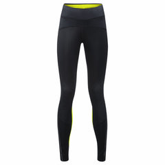 Women R5 WINDSTOPPER® Tights - Black/Neon Yellow
