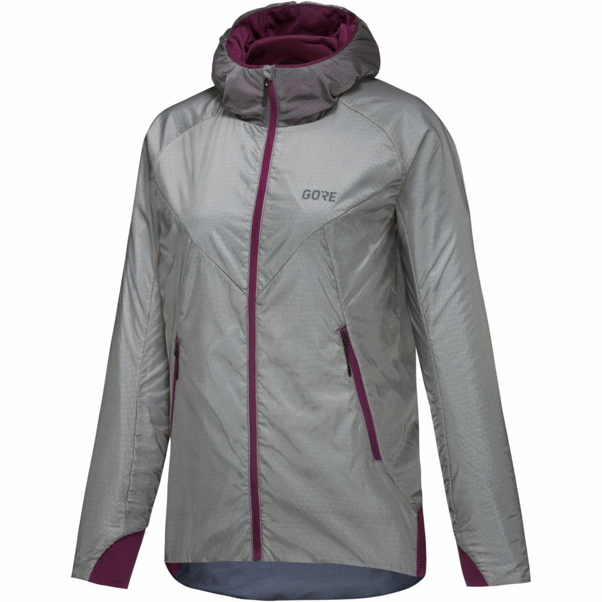 Women R5 WINDSTOPPER® Insulated Jacket - Lab Gray/Process Purple