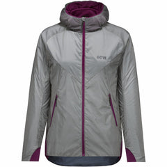 Women R5 WINDSTOPPER® Insulated Jacket - Lab Gray/Process Purple