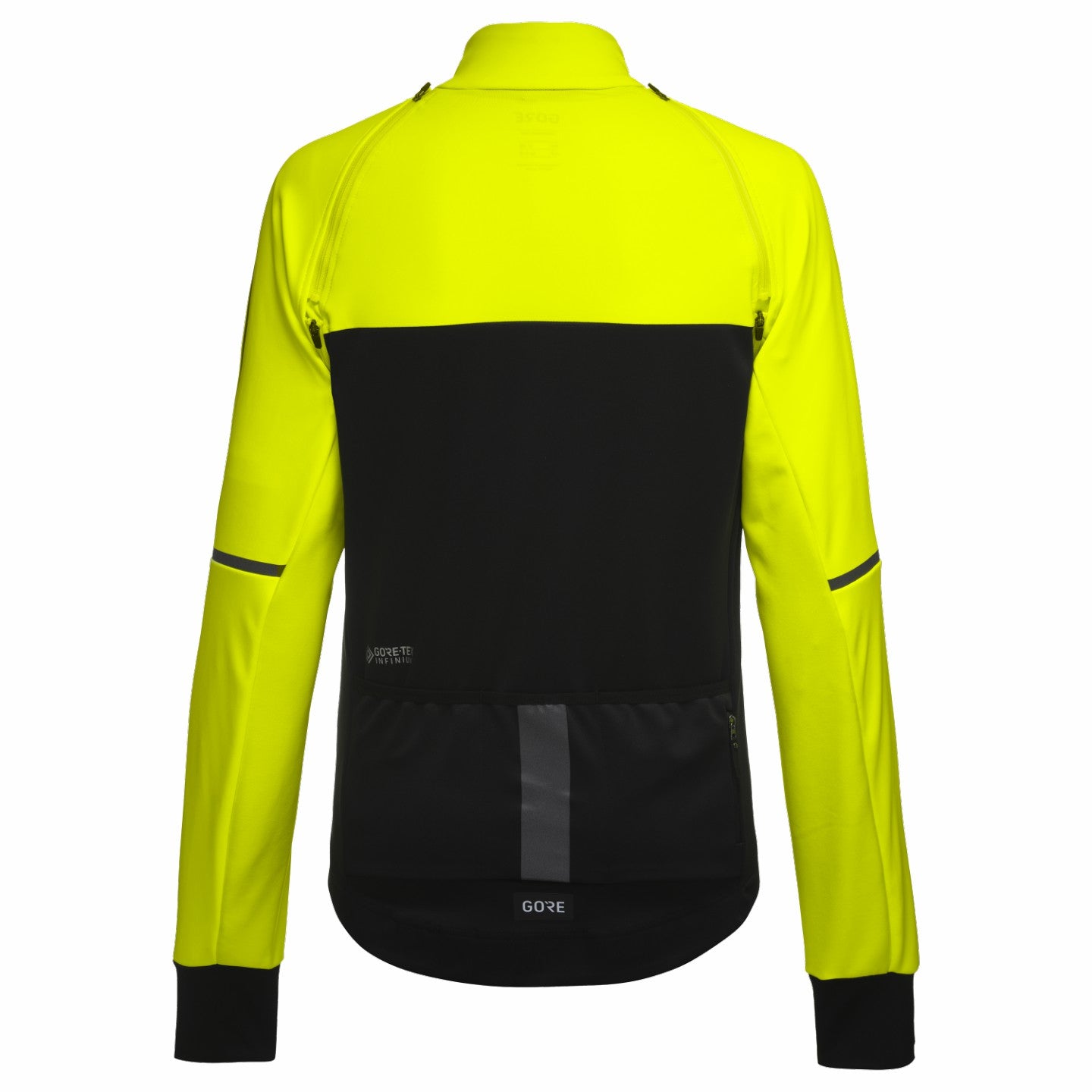 Women Phantom WINDSTOPPER® Jacket - Black/Neon Yellow