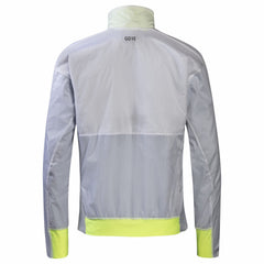 Men Drive WINDSTOPPER® Jacket - White/Neon Yellow
