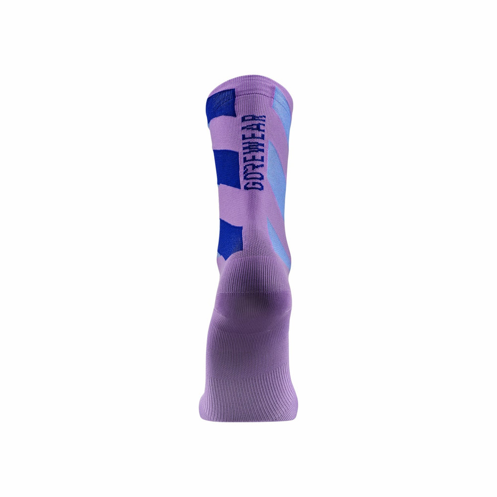 Men/Women Essential Signal Socks - Scrub Purple/Ultramarine Blue