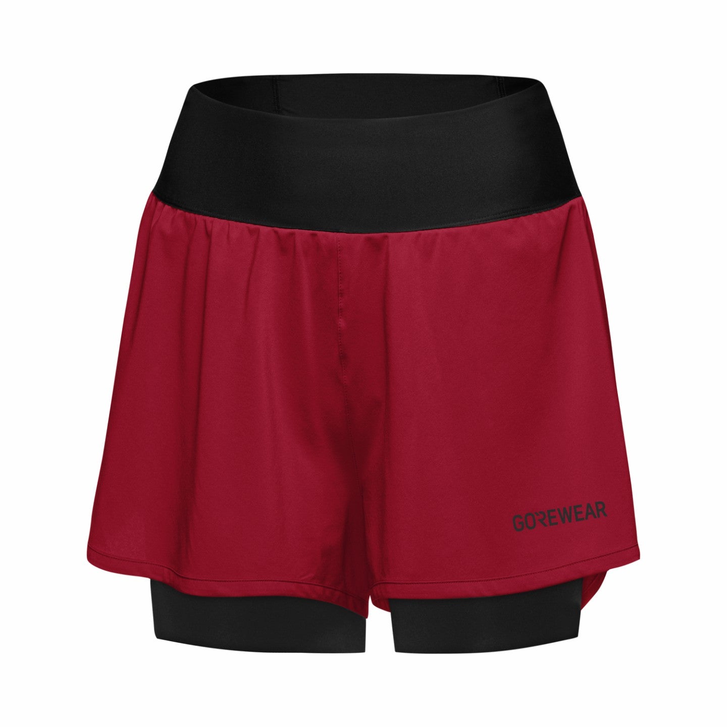 Women CONCURVE 3” 2in1 Shorts - Utility Red/Black