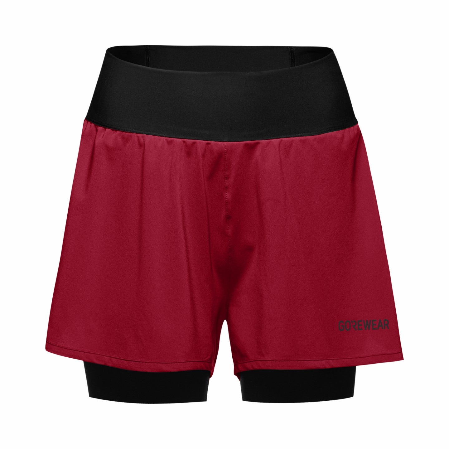 Women CONCURVE 3” 2in1 Shorts - Utility Red/Black