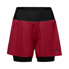 Women CONCURVE 3” 2in1 Shorts - Utility Red/Black