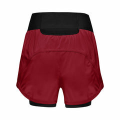 Women CONCURVE 3” 2in1 Shorts - Utility Red/Black