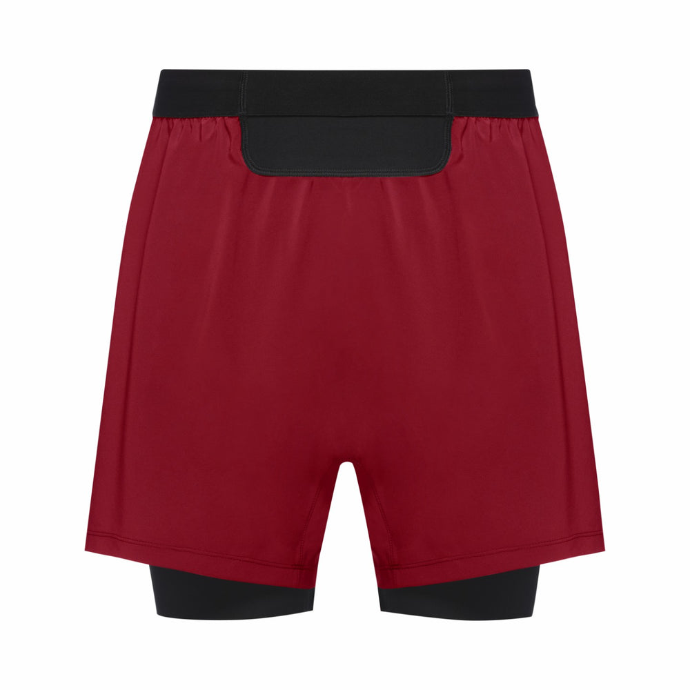 Men CONCURVE 5” 2in1 Shorts - Utility Red/Black
