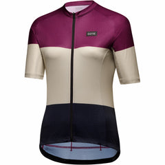 Women Spirit Stripes Jersey - Process Purple/Tech Beige