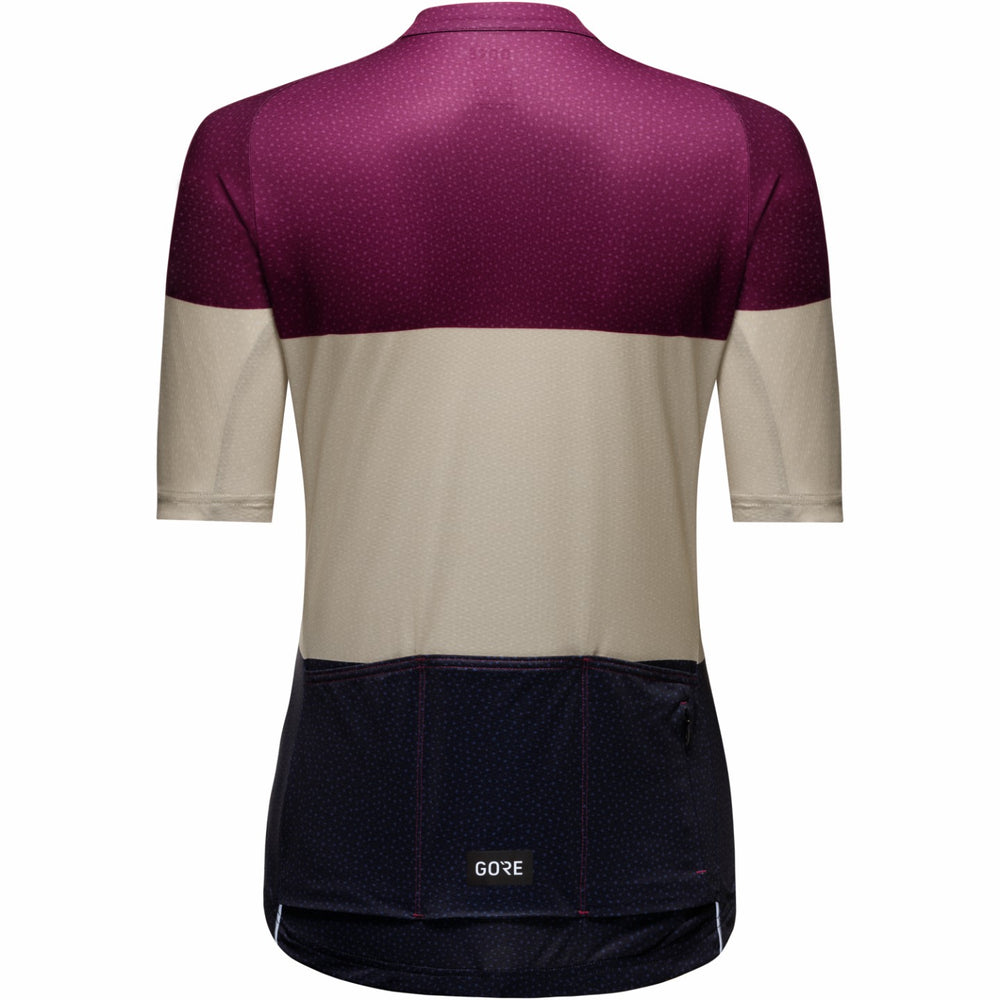Women Spirit Stripes Jersey - Process Purple/Tech Beige