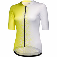 Women SPINSHIFT Breathe Jersey - Washed Neon Yellow/White